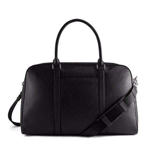 Sac de voyage 48h charles en cuir graine noir Le Tanneur La Redoute