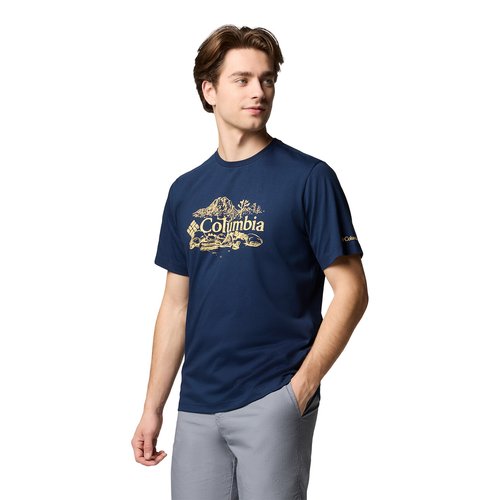 T-shirt a maniche corte kettle river blu marino Columbia | La Redoute