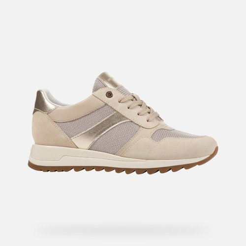 Baskets d tabelya taupe clair Geox La Redoute