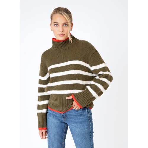 PULL MARINIERE ET COL ROULE LEROLI