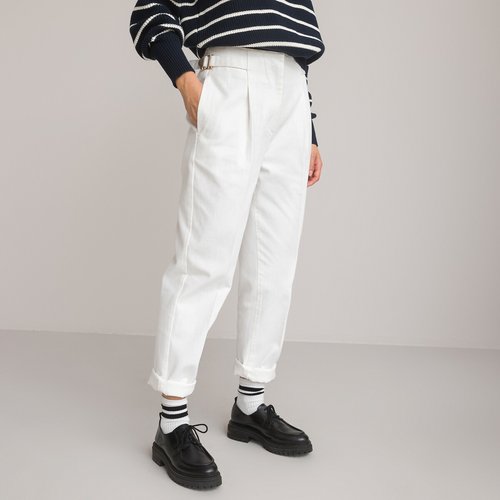 Strakke broek wit La Redoute Collections La Redoute
