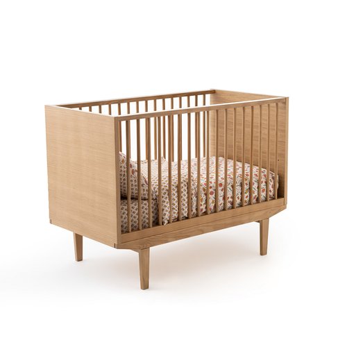Lit bebe avec sommier reglable elyo La Redoute Interieurs chene La Redoute