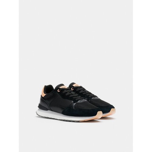 City new york trainers in leather black Hoff La Redoute