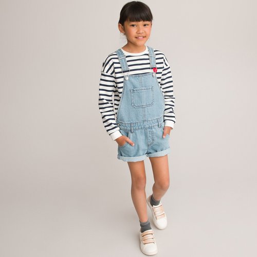 Peto corto vaquero doble stone La Redoute Collections La Redoute