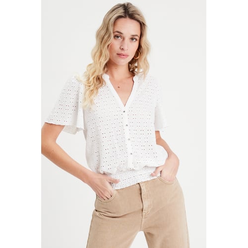 Gants tricotées au crochet en laine, mitaines courtes en beige cappuccino, moufles de femme et fille - Un grand marché