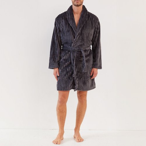 Robe de chambre gris chine fonce Dodo La Redoute