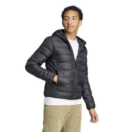 Essentials lightweight padded jacket with hood and zip fastening black Adidas Performance La Redoute