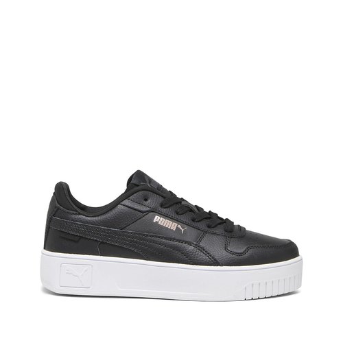 Kids carina street trainers in leather black Puma La Redoute