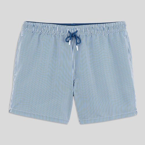 Short de bain raye en polyester recycle certifie oeko tex poseidon Monoprix La Redoute