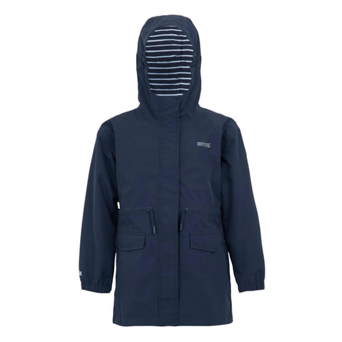 Veste Imperméable Regatta Femme Taille 12 - Bleue, Capuche, Mi-longue (occasion Parfaite)