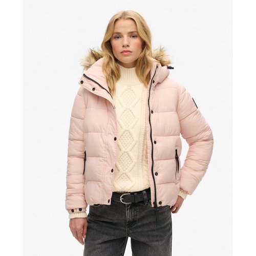 Doudoune courte femme avec fourrure hot sale