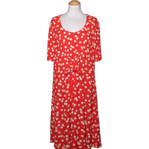 Robe mi longue tres bon etat rouge Camaieu La Redoute