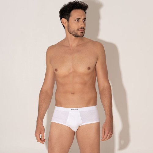 Slip taille haute ouvert pur coton premium Eminence La Redoute