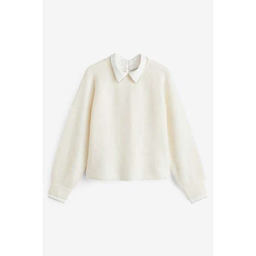 Pull a double epaisseur effet chemise Next La Redoute