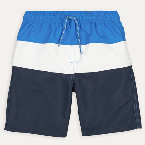 Striped swim trunks clearance