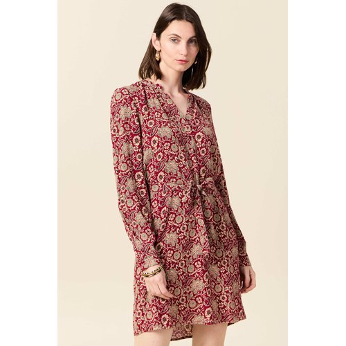 Robe droite fluide ceinturee Bonobo La Redoute
