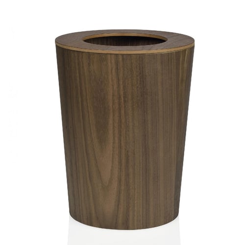 Poubelle En Bois Moderne 295x300x120mm - Corbeille à Papier Décorative Pour Bureau Et Intérieur