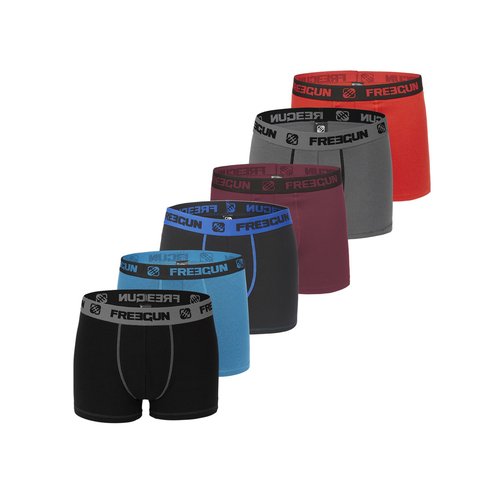 Boxers surprise coton lot de 6 aleatoire Freegun La Redoute