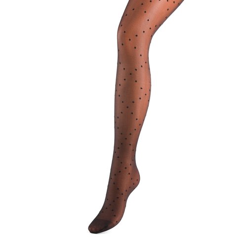 Collants opacos motivo fantasia 60 deniers antracite La Redoute Collections La Redoute