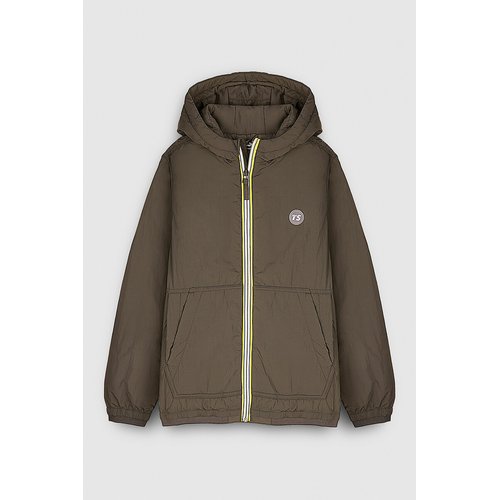 Coupe vent a capuche vert kaki Teddy Smith La Redoute