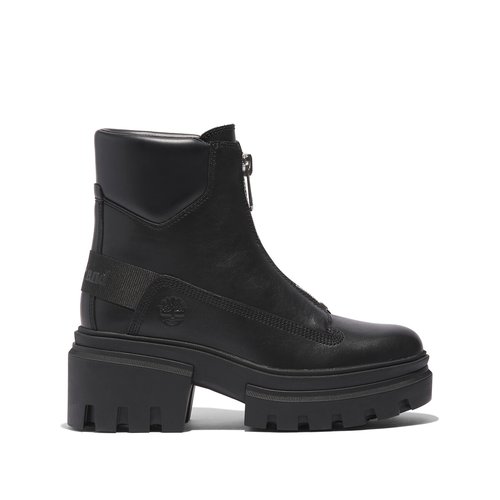 Boots cuir a fermeture eclair everleigh noir Timberland La Redoute