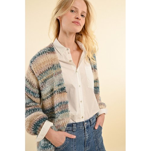 Gilet en grosse maille Molly Bracken La Redoute