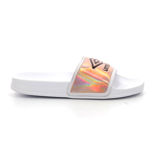 Mules synthetique um kamen blanc rose iri Umbro La Redoute