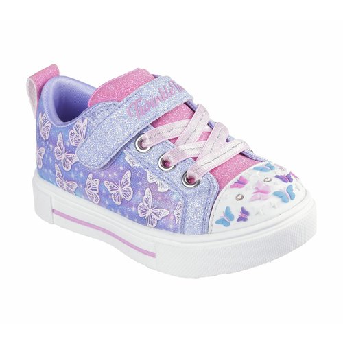 Kids twinkle sparks ombre flutter trainer lavender Skechers La Redoute