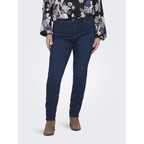 Jean skinny carultimate taille moyenne skinny fit jeans dark blue denim Only Carmakoma La Redoute