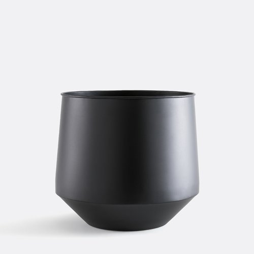 Home&Styling Vaso da Fiori con Supporto in Metallo Nero 50 cm | Leroy