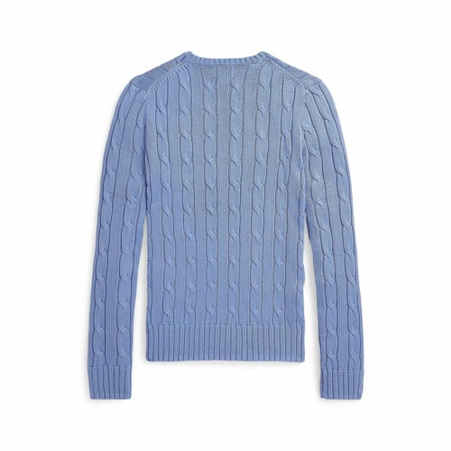 LIOR PARIS Zofi Soft 3/4 Sleeve Knit Top For Women - Premium Buttery Fabric, High-Low Hem (Bright Blue, Large)
