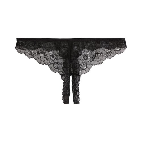 String fendu en dentelle noir Suite Privee La Redoute