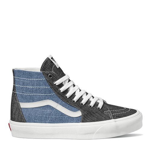 Vans azules con negro shop
