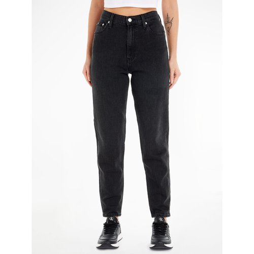Jeans boyfriend noir taille haute clearance