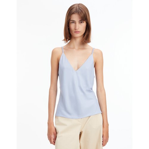 V neck cami grey blue Calvin Klein La Redoute