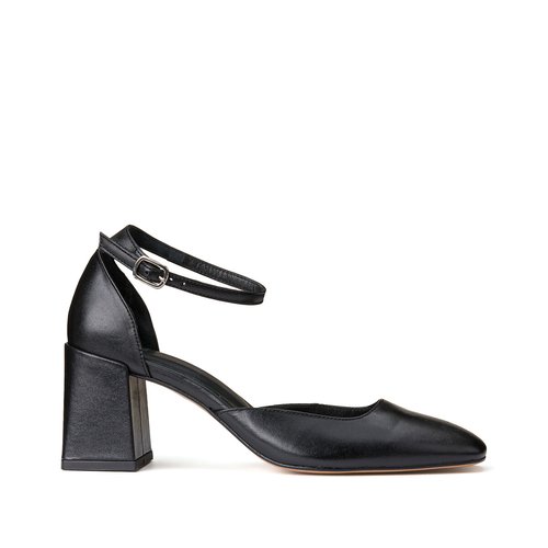 Escarpin noir bride cheville talon 5 cm shop