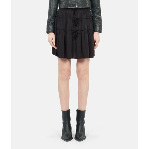 Jupe courte noire top