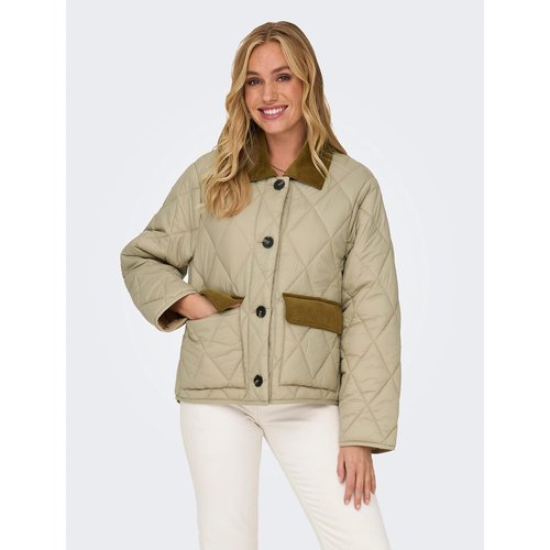 Short quilted jacket beige Only La Redoute