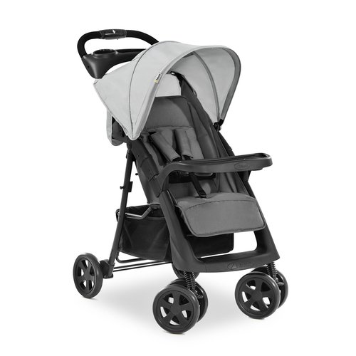 Shopper neo ii pushchair caviar silver grey Hauck La Redoute