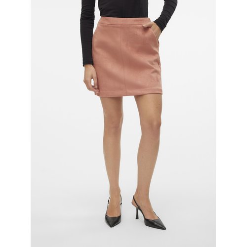Jupe suedine rose outlet