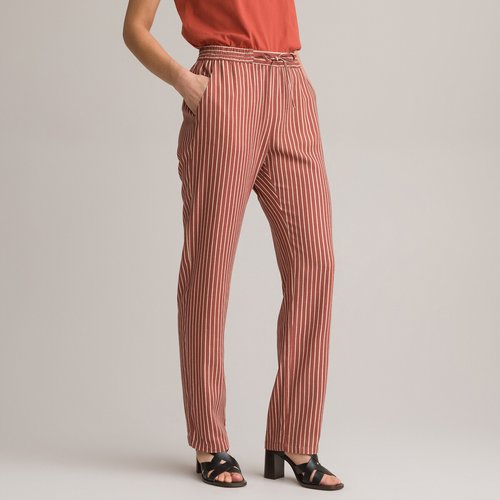 Pantalon droit raye raye Anne Weyburn La Redoute