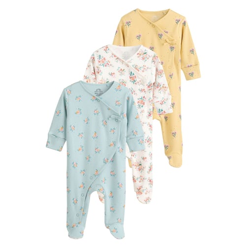 Body Bébé NEXT 'Dors Bien' - Lot De 3, Imprimé Message, Manches Longues, Col Rond - 9