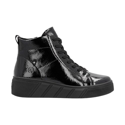 Basket montante cuir noir 2025