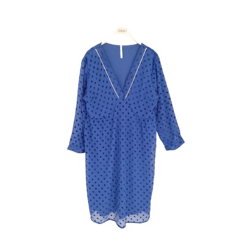 Robe mi longue tres bon etat bleu Blancheporte La Redoute