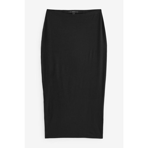 Jupe mi-longue en jersey noir Next | La Redoute