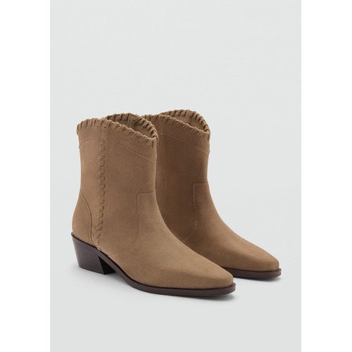 Bottines mango cuir outlet