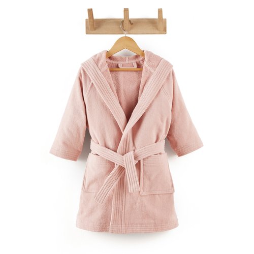 Peignoir capuche eponge velours 450 g m2 trizie La Redoute Interieurs La Redoute