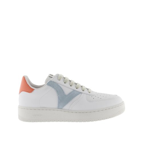 Baskets retro running blanc bleu ciel Victoria La Redoute