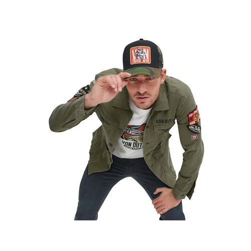 Veste fine en coton rebel vert Von Dutch La Redoute
