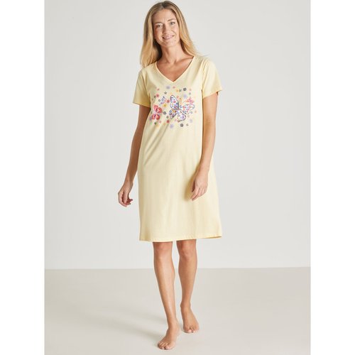 Lot de 3 chemises de nuit jersey coton assorties Daxon La Redoute